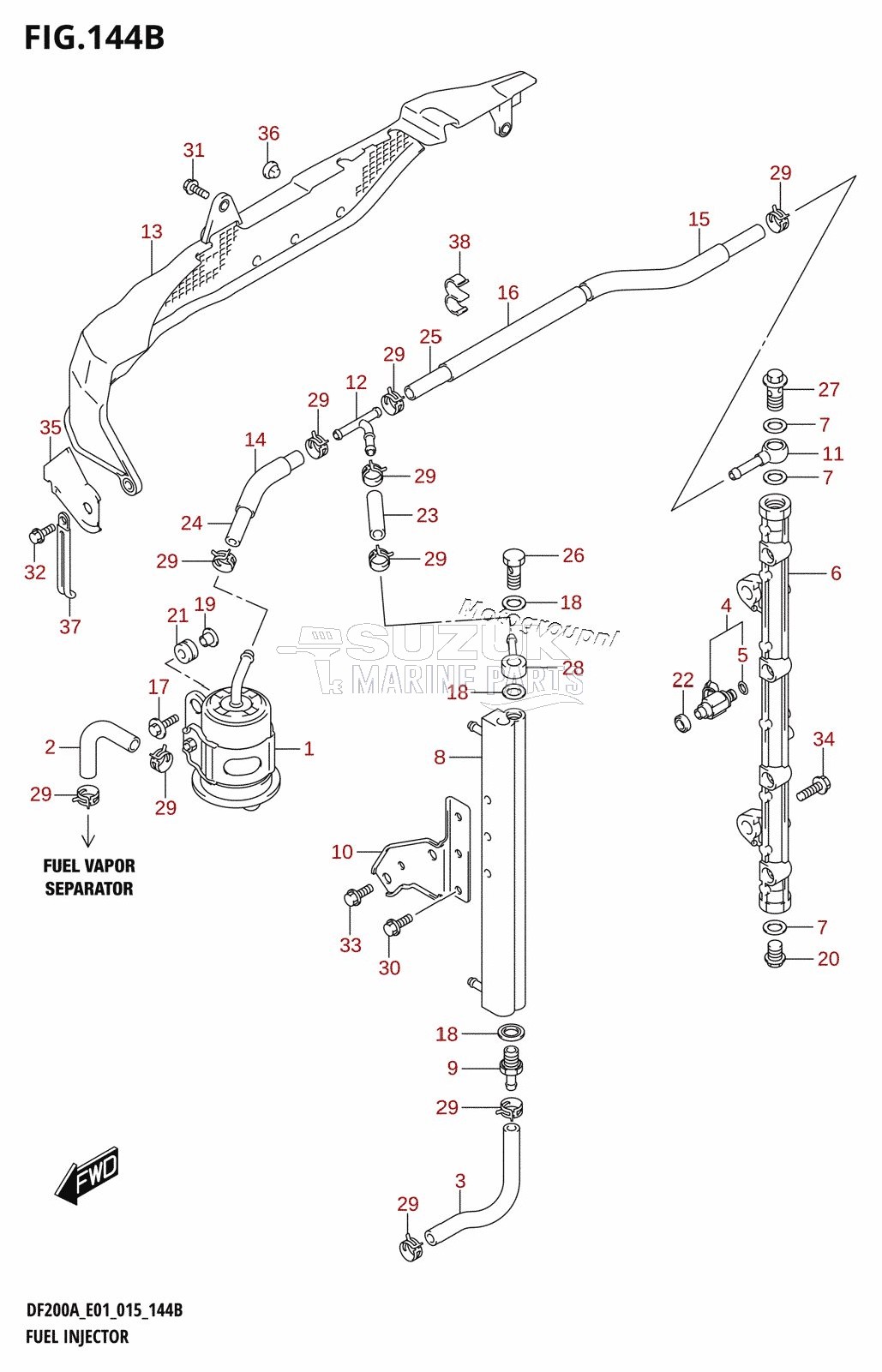 FUEL INJECTOR (DF200AT:E40)