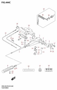 DF30A From 03003F-510001 (P03)  2015 drawing TILLER HANDLE (DF25AQ:P03)