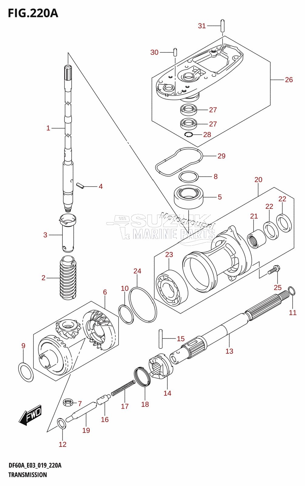 TRANSMISSION (DF40A,DF50A,DF60A)