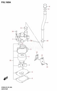 DF250Z From 25003Z-810001 (E40)  2018 drawing WATER PUMP (DF200AT:E01)