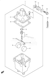 DT225TCL From 22501-371001 ()  2003 drawing VAPOR SEPARATOR (DT150(S) /​ 200)