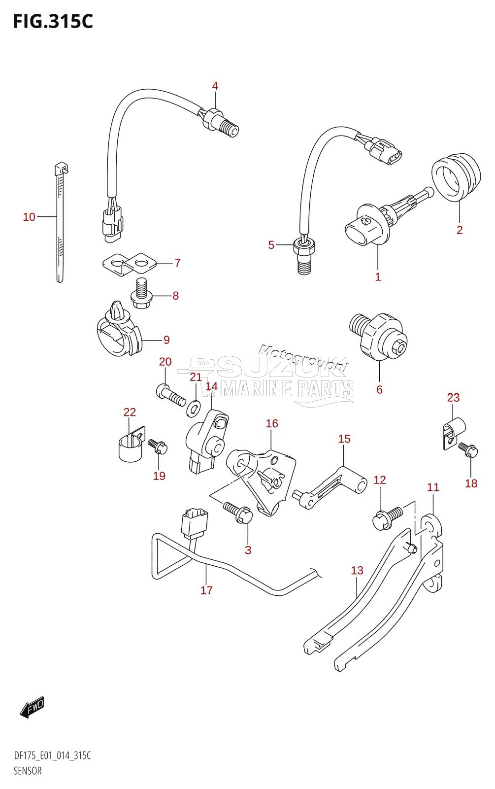 SENSOR (DF150TG:E01)