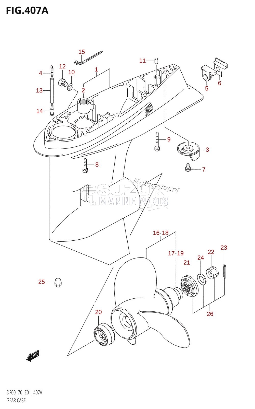 GEAR CASE (W,X,Y)