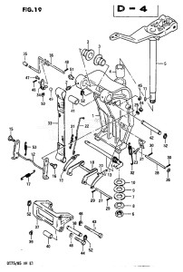 DT85 From 8501-614766 ()  1986 drawing SWIVEL BRACKET