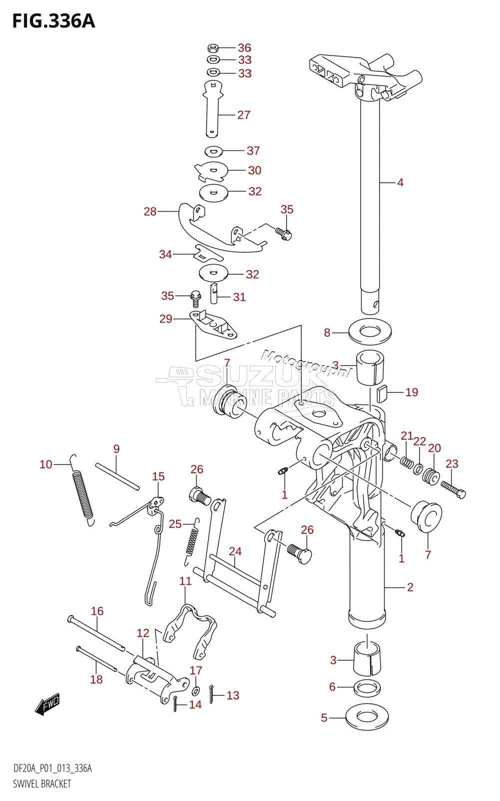 SWIVEL BRACKET (DF9.9B:P01)