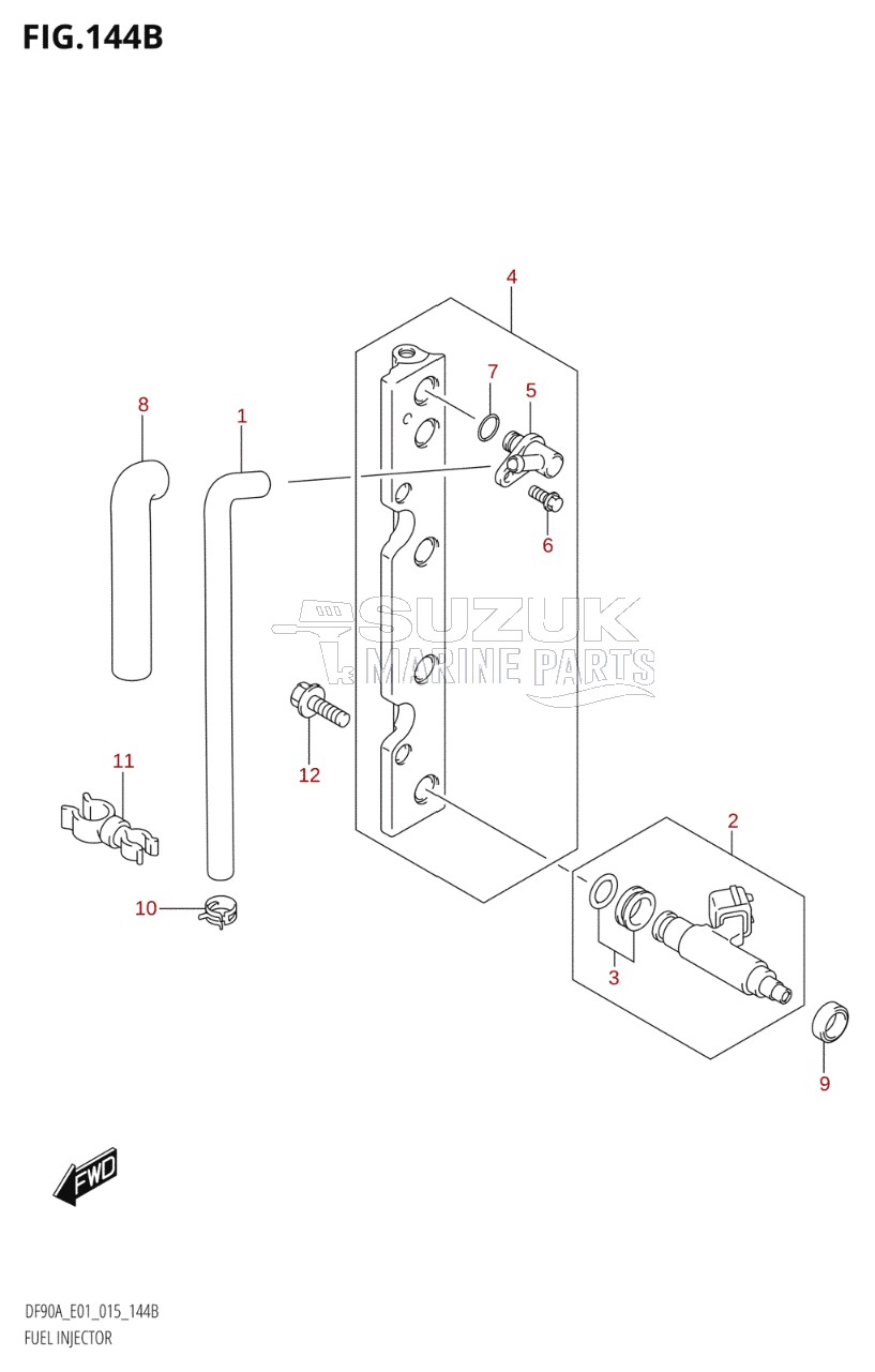 FUEL INJECTOR (DF70A:E40)