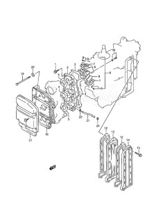 DT 30c drawing Inlet Case (1988 to 1994)