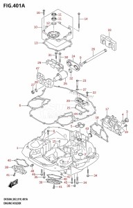 DF350A From 35001F-910001 (E03)  2019 drawing ENGINE HOLDER