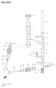 DF9.9A From 00994F-310001 (P03)  2013 drawing CAMSHAFT (DF9.9AR:P03)