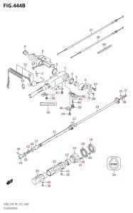 DF8A From 00801F-210001 (P01)  2012 drawing TILLER HANDLE (DF9.9A:P01)