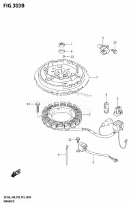 DF30A From 03003F-510001 (P03)  2015 drawing MAGNETO (DF25AQ:P03:M-STARTER)