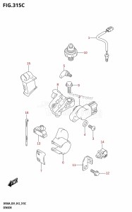 DF40A From 04003F-210001 (E01)  2012 drawing SENSOR (DF40AST:E34)