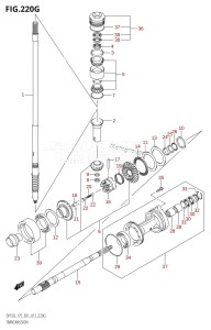 DF150 From 15002F-210001 (E01 E40)  2012 drawing TRANSMISSION (DF175Z:E01)