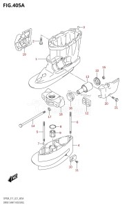 DF70A From 07003F-140001 (E11 E40)  2021 drawing DRIVE SHAFT HOUSING (DF70A,(DF70ATH,DF90ATH):E40,DF80A,DF90A,DF90AWQH,DF100B)