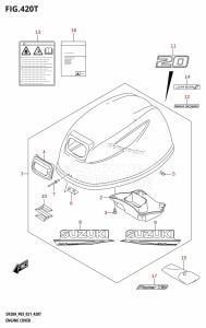 DF15A From 01504F-040001 (P03)  2020 drawing ENGINE COVER ((DF20AT,DF20ATH):020)