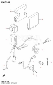 DF60A From 06002F-110001 (E03)  2011 drawing PTT SWITCH /​ ENGINE CONTROL UNIT