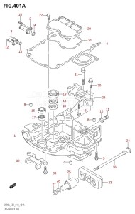 DF80A From 08002F-410001 (E01 E40)  2014 drawing ENGINE HOLDER