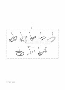 F250DETU drawing OPTIONAL-PARTS-3