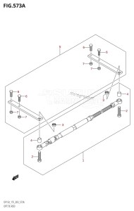 DF150 From 15001F-680001 (E03)  2006 drawing OPT:TIE ROD