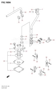 DF70 From 07001F-780001 (E03)  2007 drawing WATER PUMP (W,X,Y,K1,K2,K3,K4,K5,K6,K7)