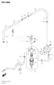 DF150A From 15003F-910001 (E03)  2019 drawing FUEL PUMP