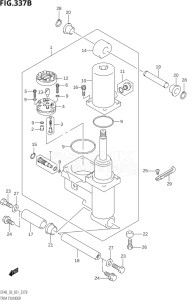 05001F-151001 (2001) 50hp E01 E11-Gen. Export 1-and 2 (DF50QHK1  DF50TK1) DF50 drawing TRIM CYLINDER ((DF40T,DF50T,DF50WT):(K1,K2,K3,K4,K5,K6,K7,K8,K9,K10),DF50TH:(K5,K6,K7,K8,K9,K10))