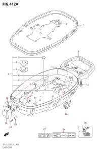 DF4 From 00402F-210001 (P01)  2012 drawing LOWER COVER (DF4:P01)