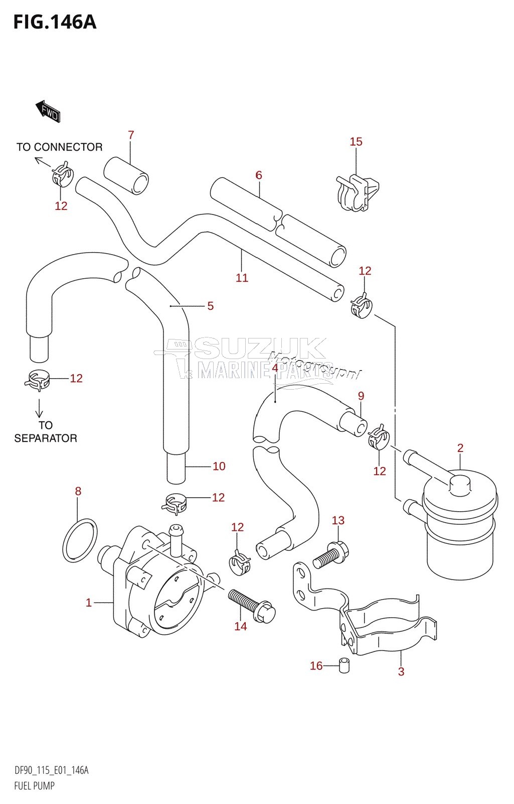 FUEL PUMP ((DF90T,DF115T):(K1,K2,K3,K4,K5,K6))