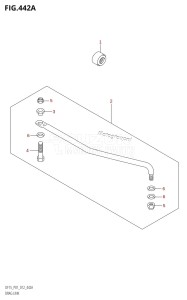 DF15 From 01503F-210001 (P01)  2012 drawing DRAG LINK (DF15R:P01)