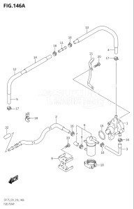 15002F-610001 (2016) 150hp E01 E40-Gen. Export 1 - Costa Rica (DF150T016  DF150TG) DF150 drawing FUEL PUMP (DF150T:E01)