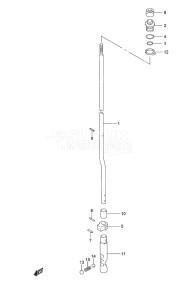 Outboard DF 40A drawing Clutch Rod