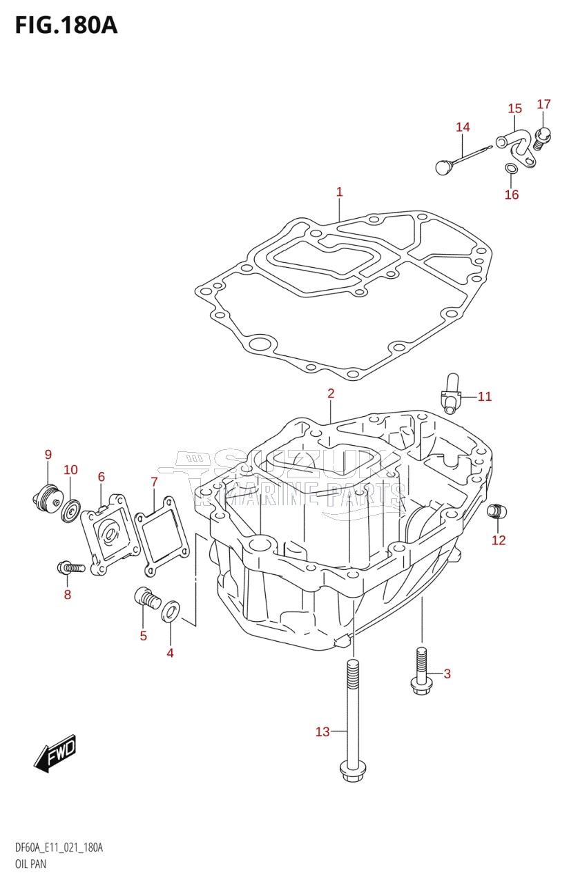 OIL PAN (DF40A,DF40AST,DF50A,DF60A,DF40ASVT)