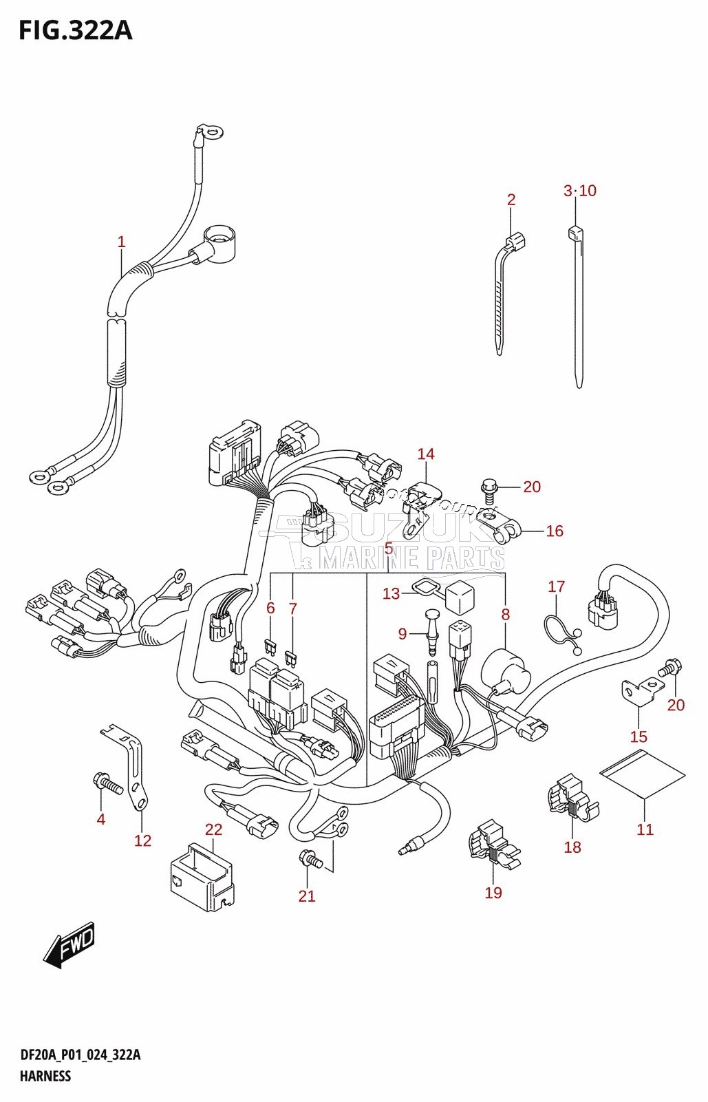 HARNESS (DF9.9B,DF15A,DF20A)