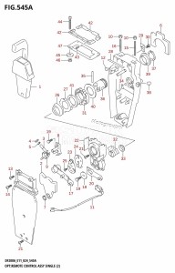 DF150AS From 15003F-440001 (E03 E11 E40)  2024 drawing OPT:REMOTE CONTROL ASSY SINGLE (2)