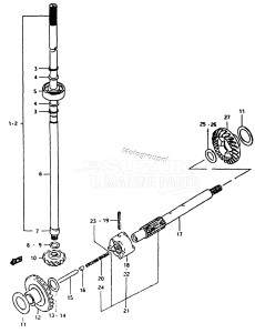 DT5W From 0501-150001 ()  1988 drawing TRANSMISSION