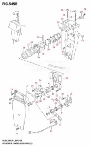 DF30A From 03003F-710001 (P01 P40)  2017 drawing OPT:REMOTE CONTROL ASSY SINGLE (2) (DF25AT:P01)