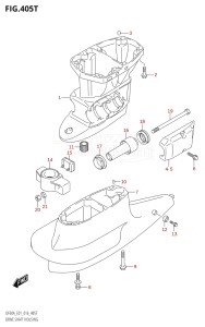 06003F-610001 (2016) 60hp E01 E40-Gen. Export 1 - Costa Rica (DF60AVT  DF60AVTH) DF60A drawing DRIVE SHAFT HOUSING (DF60AVTH:E01)