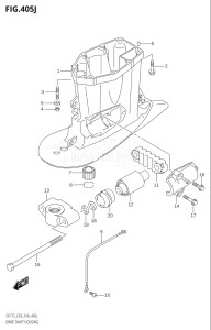 17502F-610001 (2016) 175hp E03-USA (DF175TG) DF175TG drawing DRIVE SHAFT HOUSING (DF150ST:E03)