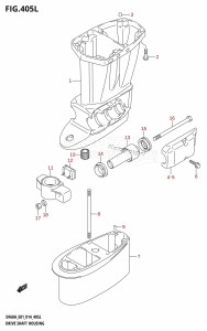 DF50A From 05003F-410001 (E01)  2014 drawing DRIVE SHAFT HOUSING (DF60ATH:E01)