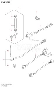 DF175T From 17502F-210001 (E01 E40)  2012 drawing OPT:HARNESS (DF150Z:E01)