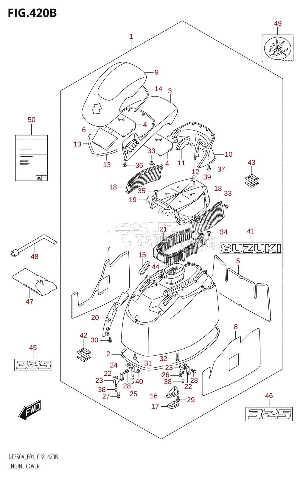 ENGINE COVER (DF325A:E01)