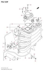 DF175Z From 17502Z-410001 (E01 E40)  2014 drawing INTAKE MANIFOLD /​ THROTTLE BODY (DF150Z:E40)