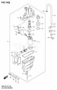 DF60A From 06002F-510001 (E01 E40)  2015 drawing FUEL VAPOR SEPARATOR (DF60AQH:E01)