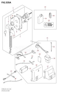 DF250A From 25003P-610001 (E01 E40)  2016 drawing OPT:KEY LESS START (DF300A:E01)