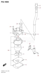 DF200AP From 20003P-040001 (E01 E03 E40)  2020 drawing WATER PUMP (E01,E03,E11)