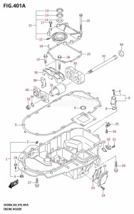 DF200A From 20003F-810001 (E03)  2018 drawing ENGINE HOLDER (DF200AT,DF200AZ)