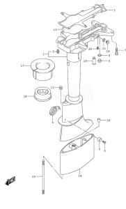 DF 6 drawing Drive Shaft Housing