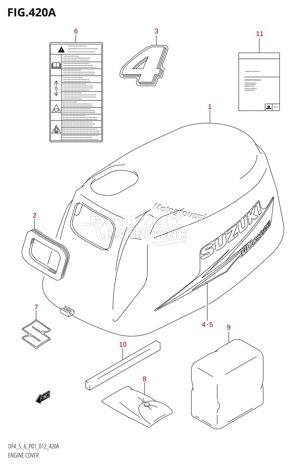 ENGINE COVER (DF4:P01)