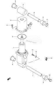 DF140 From 14001F-371001 (E40)  2003 drawing TRIM CYLINDER (DF115WT)