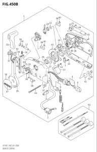 14001Z-371001 (2003) 140hp E01-Gen. Export 1 (DF140ZK3) DF140 drawing REMOTE CONTROL (K4)